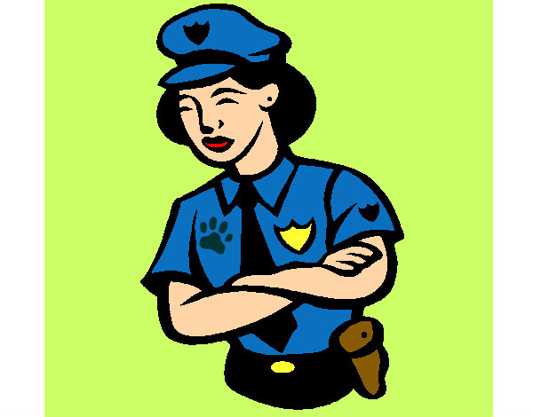 Dibujo Mujer policía pintado por kiarairene