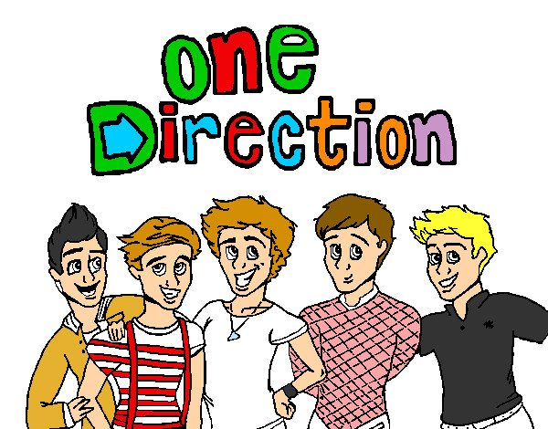 Dibujo One Direction 3 pintado por piaopazo