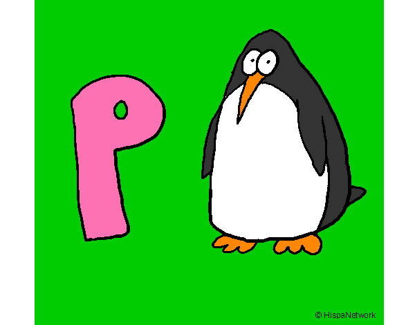 Dibujo Pingüino pintado por gonzalez09