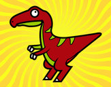 Dibujo Velociraptor bebé pintado por CSG10
