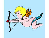 Dibujo Cupido volando pintado por shakirita