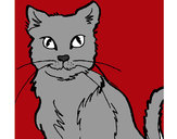 Dibujo Gato pintado por alexalbert