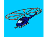Dibujo Helicóptero 2 pintado por enriquez