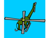 Dibujo Helicóptero V pintado por enriquez