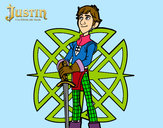 Dibujo Justin y la espada del valor pintado por adricasa