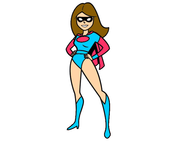 Dibujo Superheroina pintado por saritha5