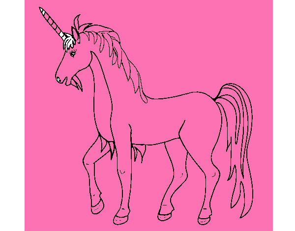 Dibujo Unicornio II pintado por lunapyok