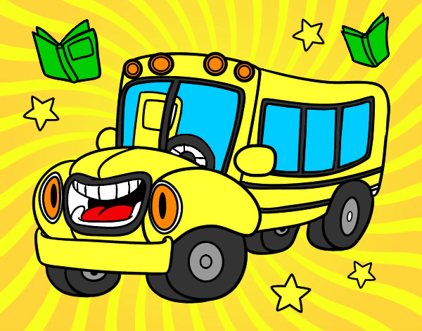 Dibujo Autobús animado pintado por DaANIII