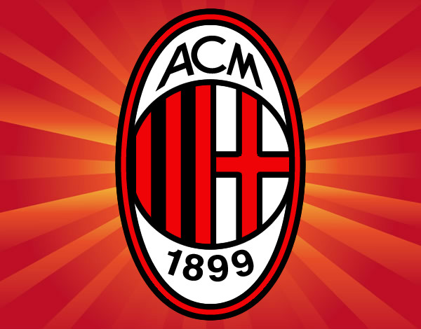 Dibujo Escudo del AC Milan pintado por faricho