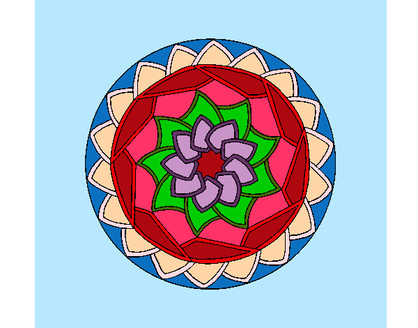 Dibujo Mandala 1 pintado por sarita0