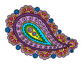 Dibujo Mandala lágrima pintado por cori-glori