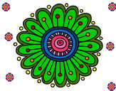 Dibujo Mandala margarita pintado por sarita0