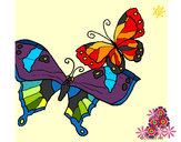 Dibujo Mariposas pintado por Opuntia
