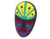 Dibujo Máscara enfadada pintado por matiasolea