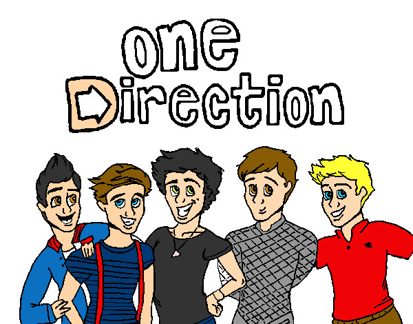 Dibujo One Direction 3 pintado por jorgitoto