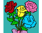 Dibujo Ramo de rosas pintado por rox_rusher
