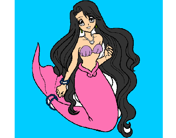Dibujo Sirenita pintado por NIny