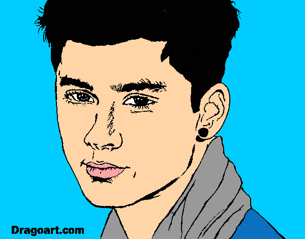 Dibujo Zayn Malik 2 pintado por JuanitayVa