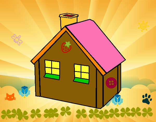 Dibujo Casa pequeña pintado por sofjul