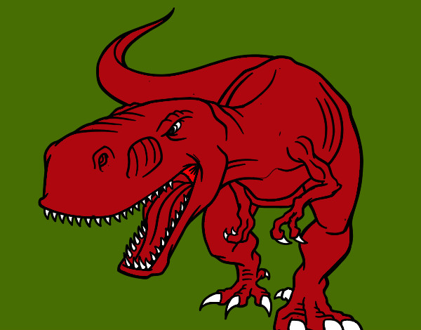 Dibujo Dinosaurio enfadado pintado por gadiel13