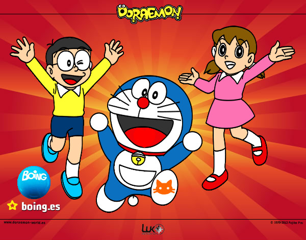 Dibujo Doraemon y amigos pintado por DaANIII