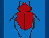 Dibujo Escarabajo 1 pintado por cook