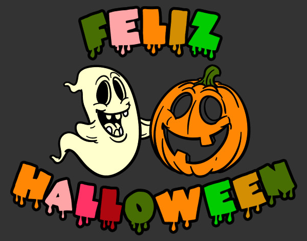 Dibujo Feliz Halloween pintado por aryam5750