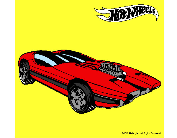 Dibujo Hot Wheels 2 pintado por Payda