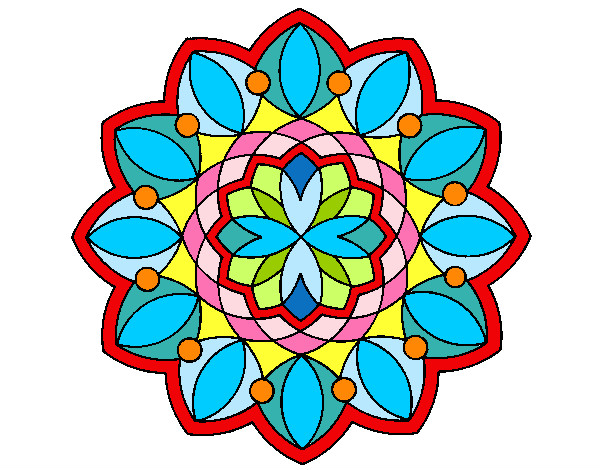 Dibujo Mandala 20 pintado por directiona