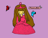 Dibujo Princesa chicle pintado por Erickbb