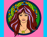 Dibujo Princesa del bosque 2 pintado por alexargo