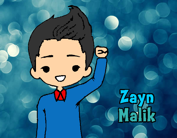 Dibujo Zayn Malik pintado por directiona