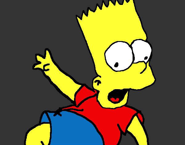 Dibujo Bart 2 pintado por gadiel13