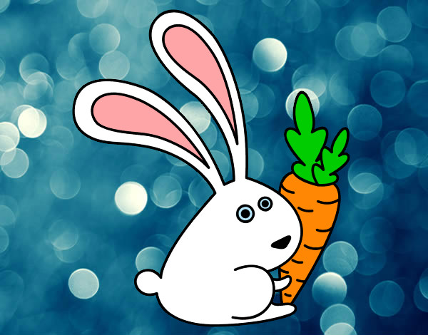 Conejito con zanahoria