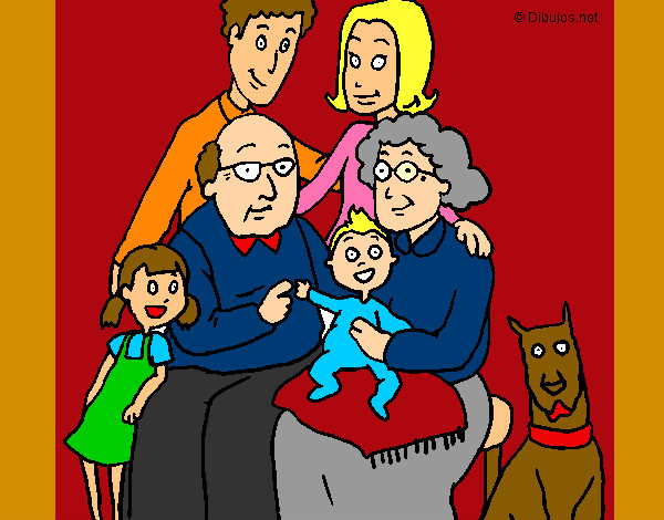 Dibujo Familia pintado por mis71051