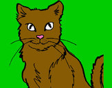 Dibujo Gato pintado por mayleen 