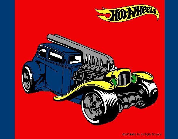 Dibujo Hot Wheels 6 pintado por Isahulk