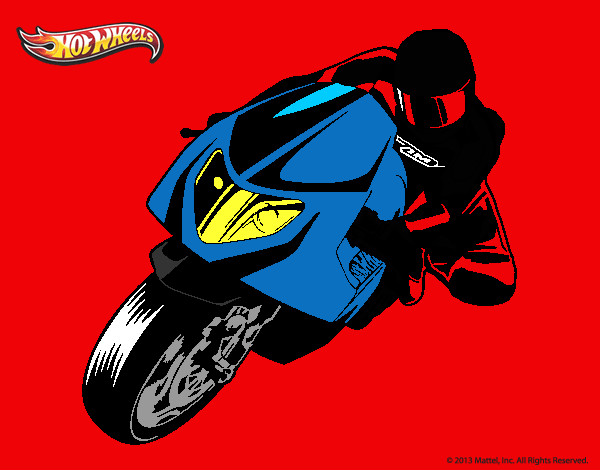 Dibujo Hot Wheels Ducati 1098R pintado por certycu