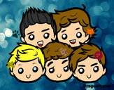 Dibujo One Direction 2 pintado por 001salmi