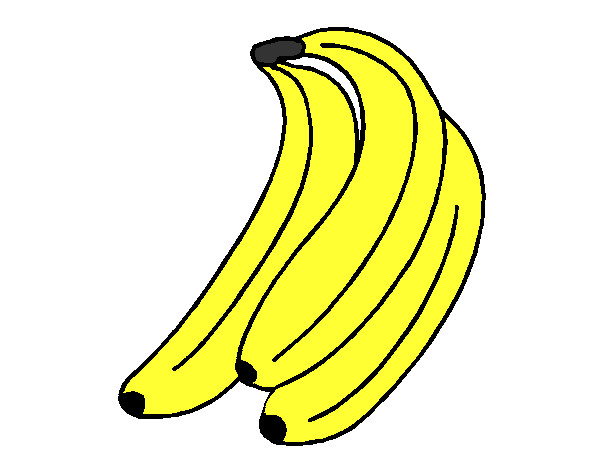 Dibujo Plátanos pintado por ManoloPala