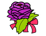 Dibujo Rosa, flor pintado por chivica