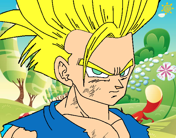 Dibujo Son Gohan pintado por Dotth