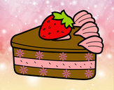 Dibujo Tarta de fresas pintado por Mariana26