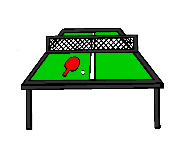 Dibujo Tenis de mesa 1 pintado por ipbatanero