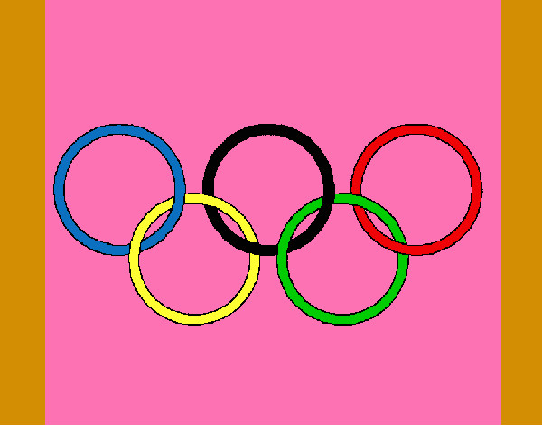 Dibujo Anillas de los juegos olimpícos pintado por Ninilagata