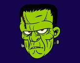 Dibujo Cara de Frankenstein pintado por Danyel