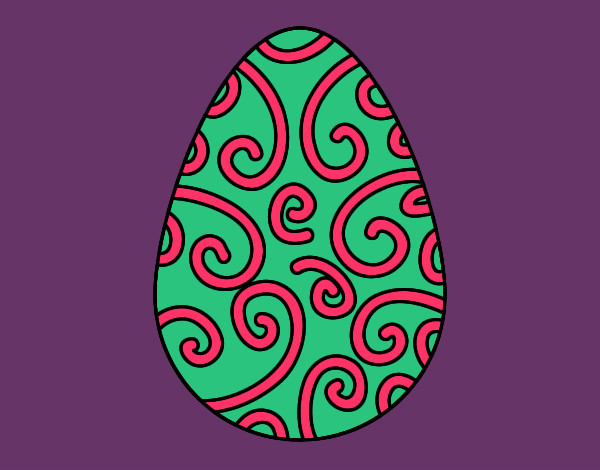 Dibujo Huevo decorado pintado por mariia25
