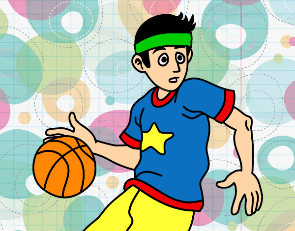 Dibujo Jugador de básquet junior pintado por Ninilagata