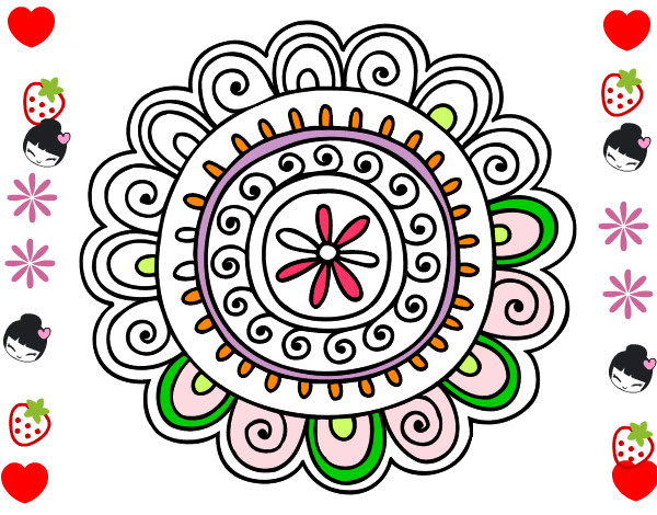 Dibujo Mandala alegre pintado por SOLETES2