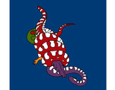 Dibujo Anaconda y caimán pintado por davikiko